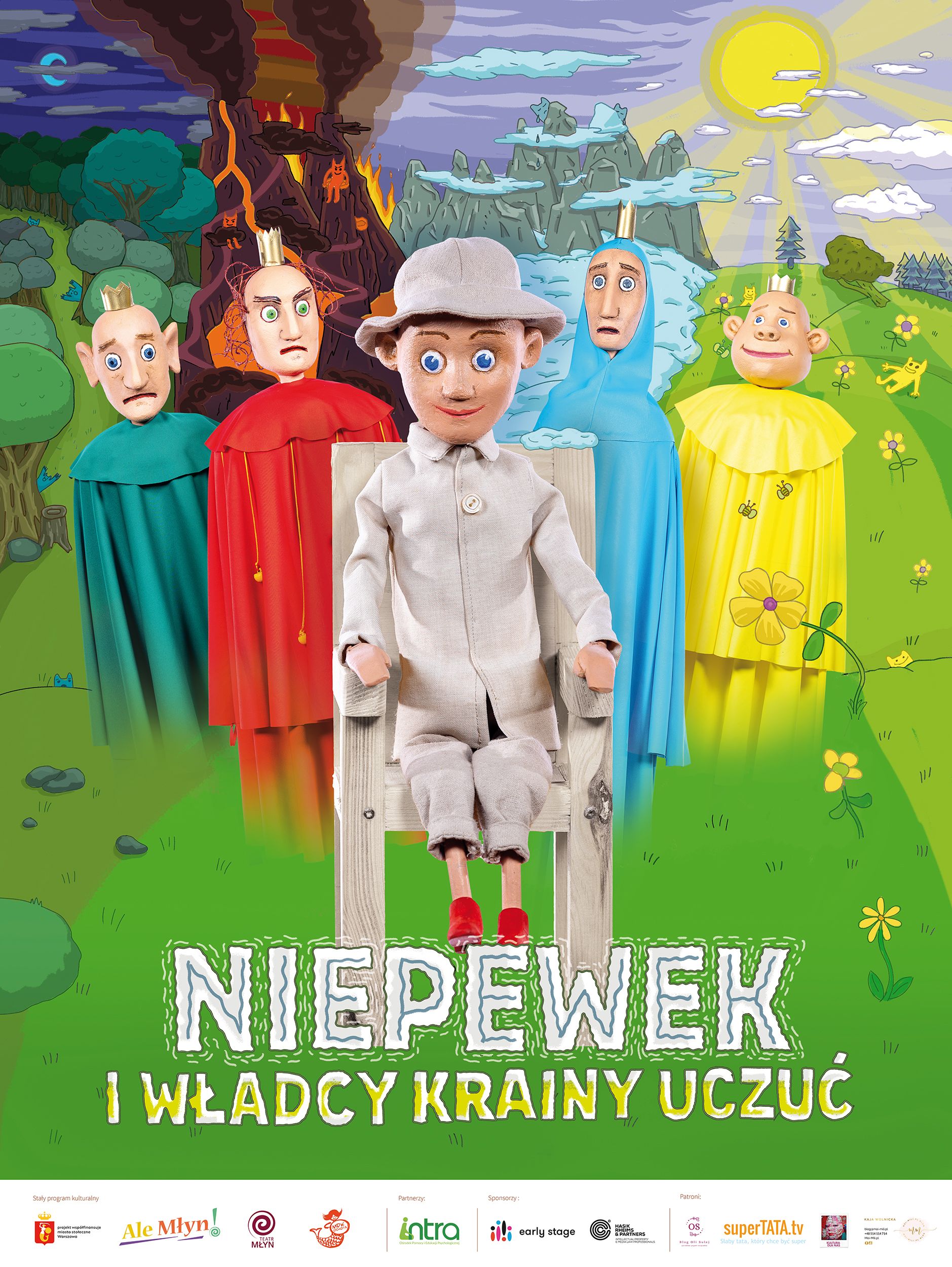 Fundacja Artystyczna Młyn zaprasza na spektakl "Niepewek i Władcy Krainy Uczuć"