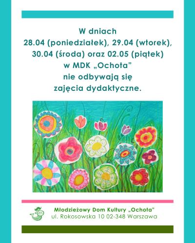 Przerwa w zajęciach dydaktycznych