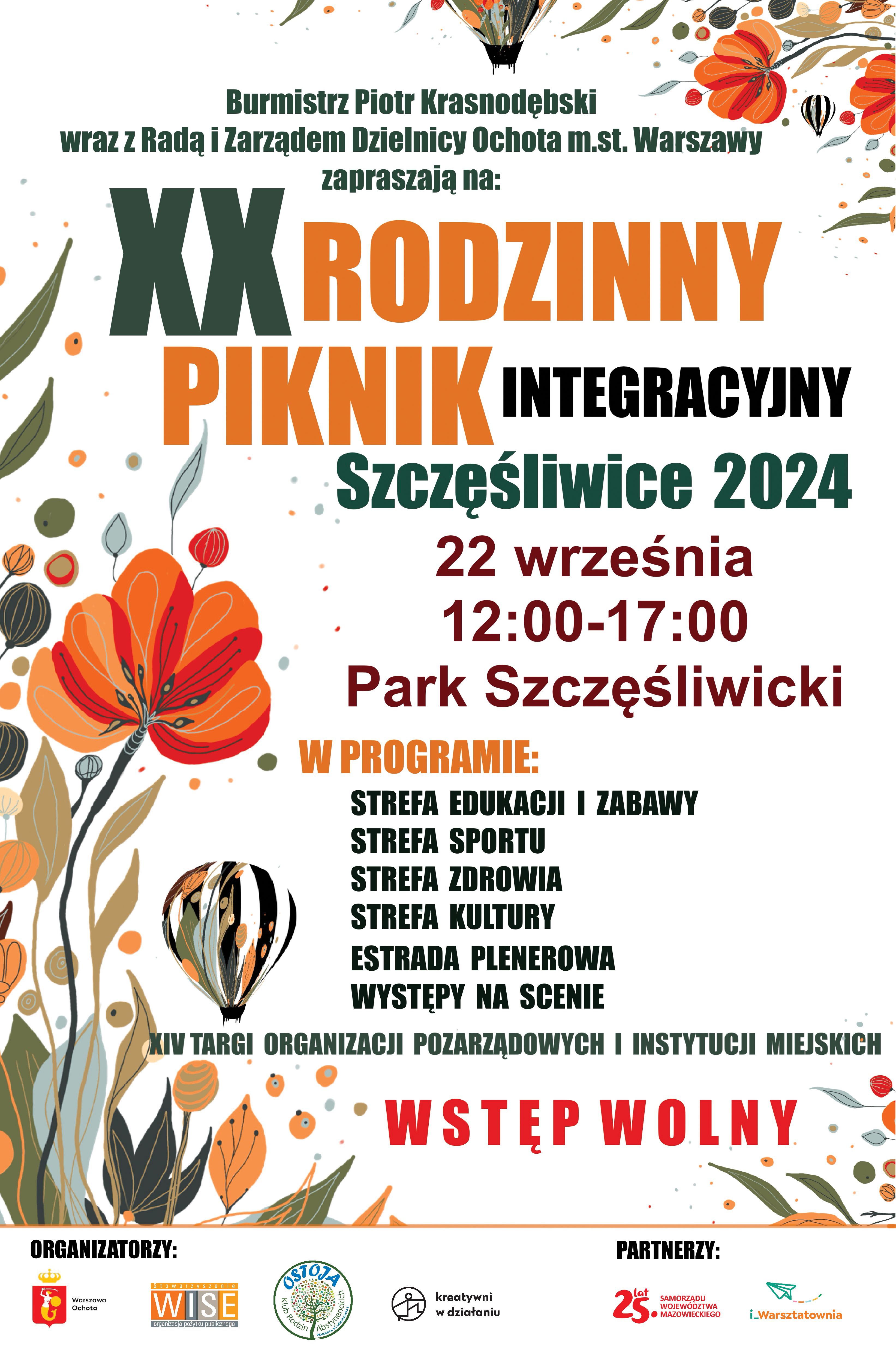 XX Rodzinny Piknik Integracyjny Szczęśliwice 2024