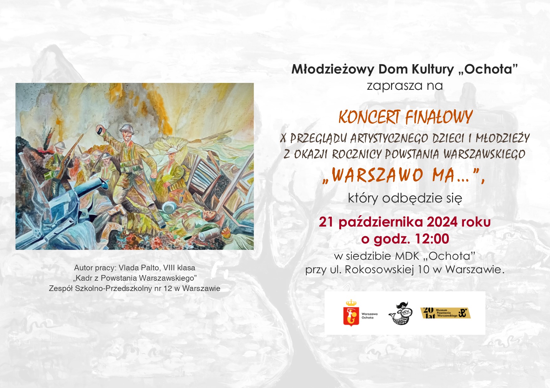 Koncert finałowy X Przeglądu "Warszawo ma" oraz lista laureatów
